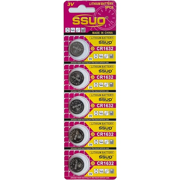 Panasonic Battery - 2 PACK- CR1632 3V 3 Volt Lithium Coin Size